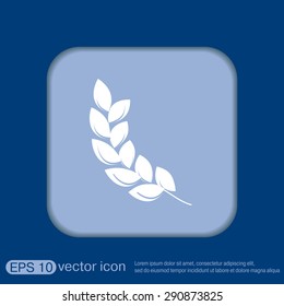wheat spike ears icon