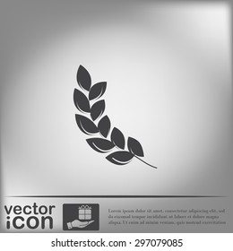 wheat spike ears icon