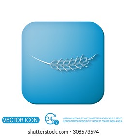 wheat spike ears icon