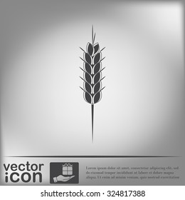 wheat spike ears icon