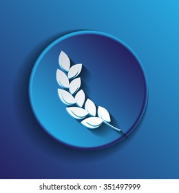 wheat spike ears icon