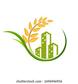 Wheat Stats symbol or icon template