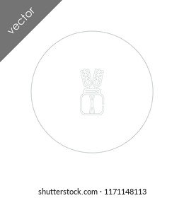 wheat in a vase icon