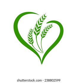 wheat vecter