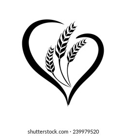 wheat vecter