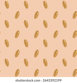 Trigo vetor desenho desenho sem emenda padrão para modelo agricultor mercado design, rótulo e embalagem. Proteína de energia natural orgânica super alimento.