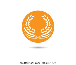 Wheat vector icon