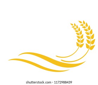 
wheat vector icon