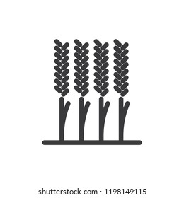 Wheat vector icon
