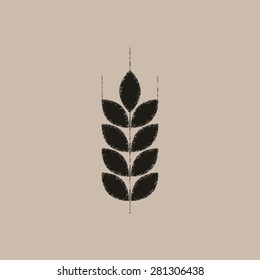 wheat  - vector icon