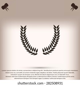 wheat vector icon