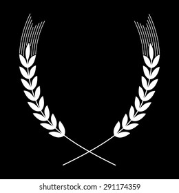 wheat vector icon 