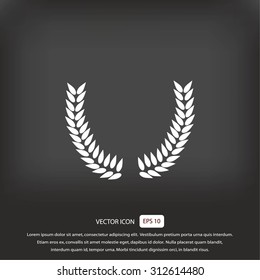 wheat vector icon
