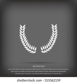wheat vector icon