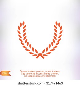 wheat vector icon