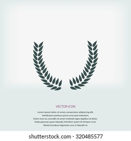 wheat vector icon
