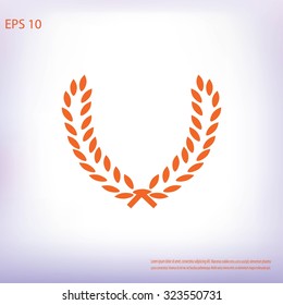 wheat vector icon