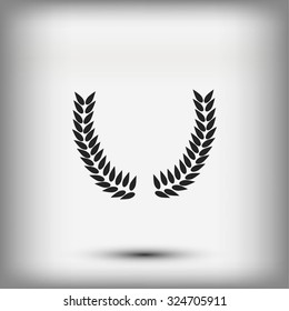 wheat vector icon