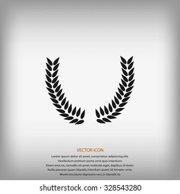 wheat vector icon