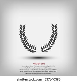 wheat vector icon