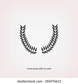 wheat vector icon