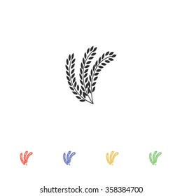wheat vector icon