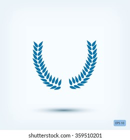 wheat vector icon