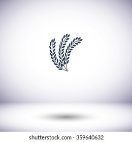 wheat vector icon