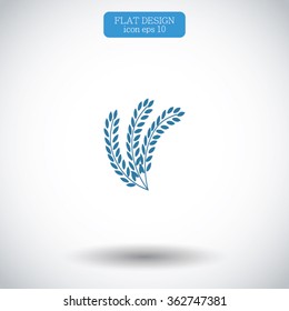 wheat vector icon