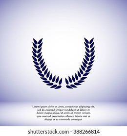 wheat vector icon