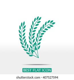 wheat vector icon