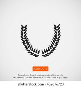 wheat vector icon