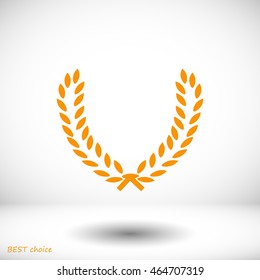 wheat vector icon