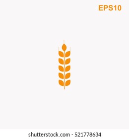 Wheat vector icon