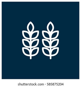 Wheat vector icon