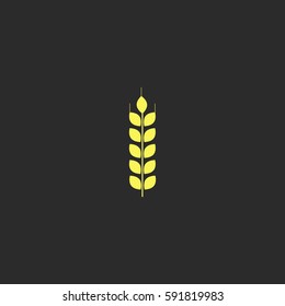 Wheat vector  icon.