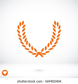 wheat vector icon, best flat icon EPS 10