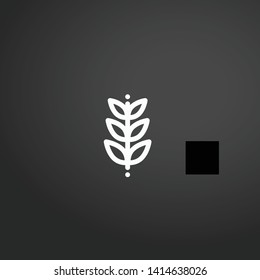 Wheat vector icon. Wheat concept stroke symbol design. Thin graphic elements vector illustration, outline pattern for your web site design, logo, UI. EPS 10.