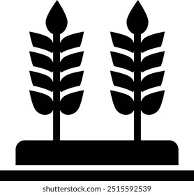 Wheat Vector Icon Design Illustration