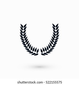 wheat vector icon, flat design best vector icon