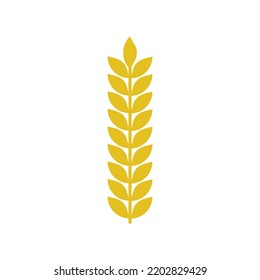 Wheat vector icon, wheat illustration, wheat icon, wheat sign