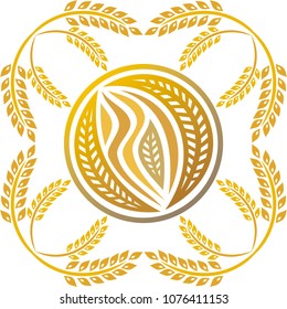 Wheat. Vector illustration