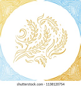 Wheat. Vector illustration