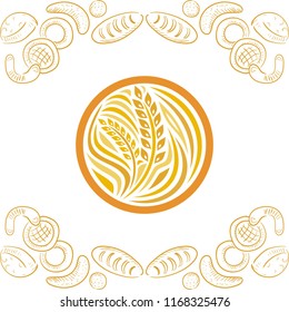 Wheat. Vector illustration