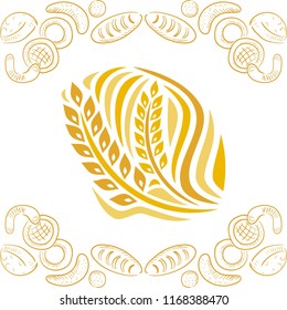 Wheat. Vector illustration