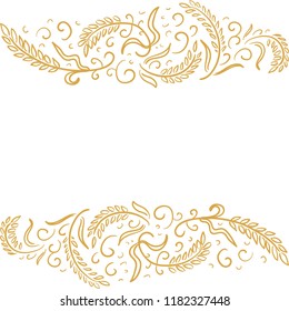 Wheat. Vector illustration
