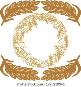 Wheat. Vector illustration