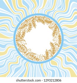 Wheat. Vector illustration