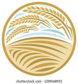 Wheat. Vector illustration