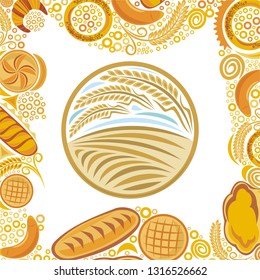 Wheat. Vector illustration